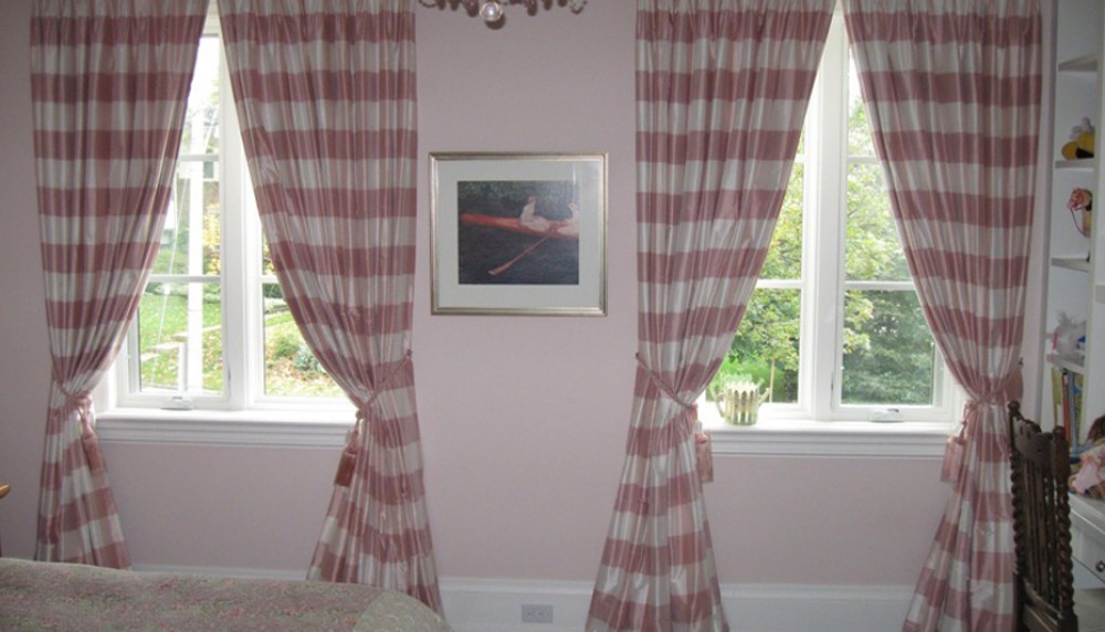 Photo By Nicole Draperies. Bed Room