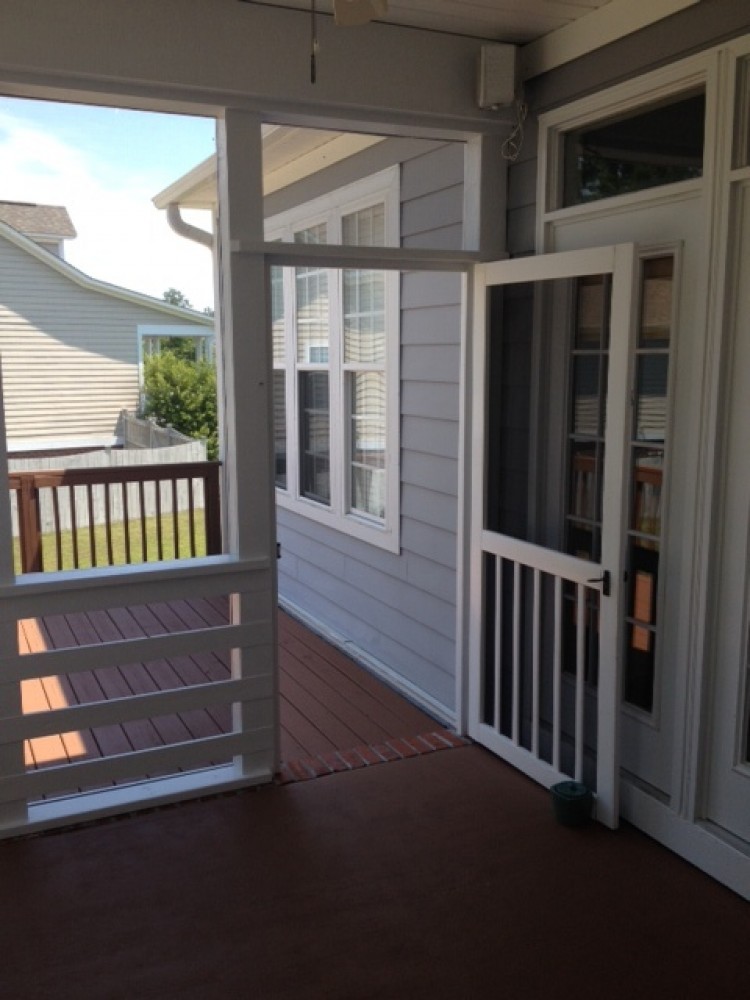 Photo By Aztec Painting Inc. Exterior Deck Stain/Porch Re-Paint