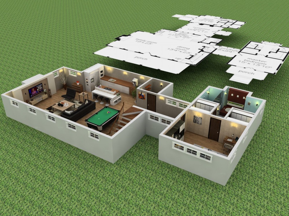 Photo By The Basement Kings. The Basement Kings Projects Are Often Done In 3D