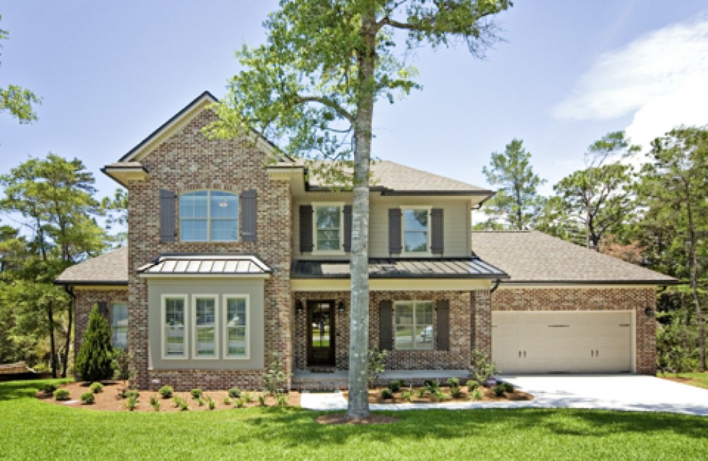 Photo By Randy Wise Homes, Inc.. Walkout Basement Home