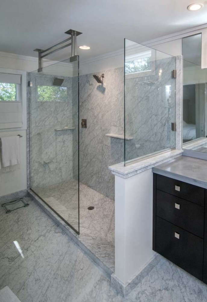 Photo By Carolina Glass & Mirror. Wilmington, NC - Beach House Project 