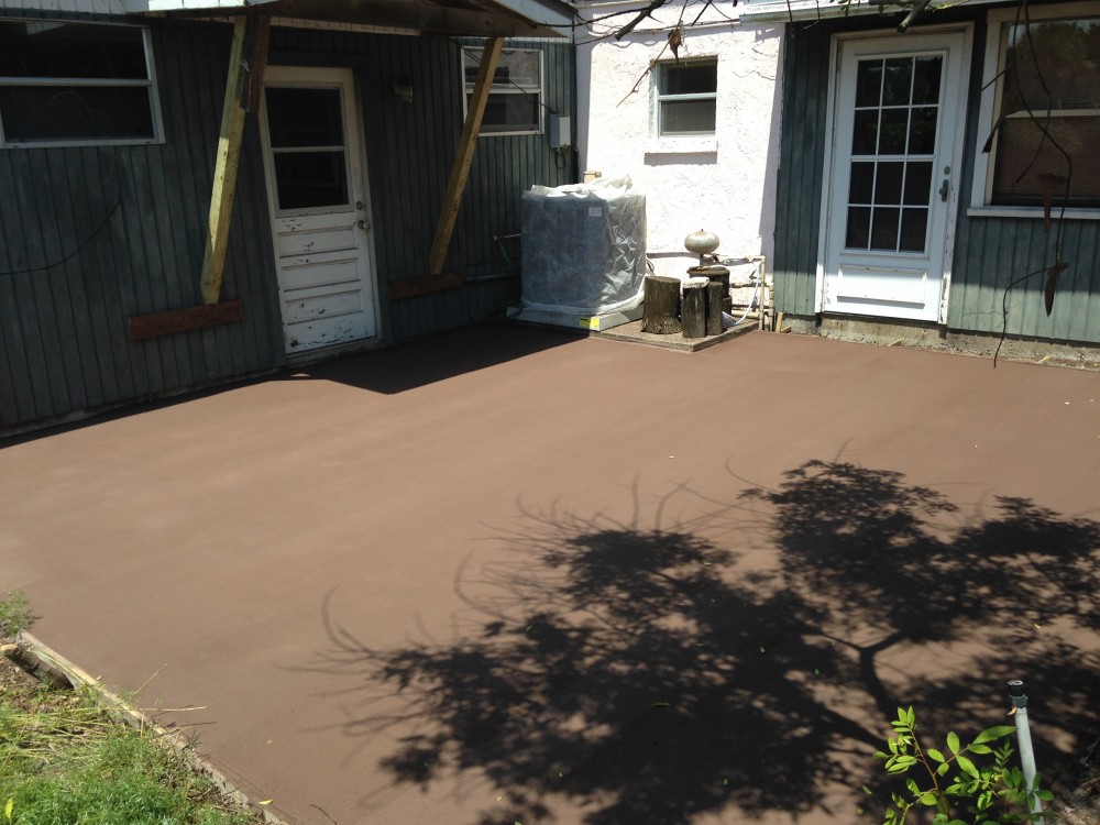 Photo By Siding Industries. Concrete Patio