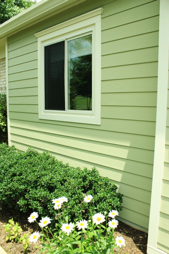 Photo By Custom Concepts Construction. James Hardie Lap Siding Heathered Moss