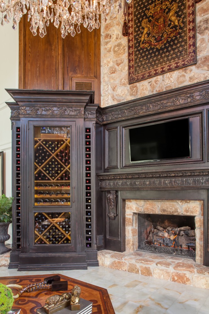 Photo By Gryphon Builders. Wine Room Remodel