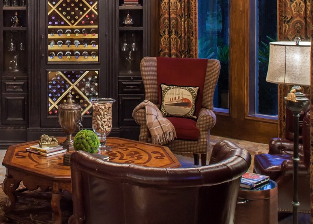 Photo By Gryphon Builders. Wine Room Remodel