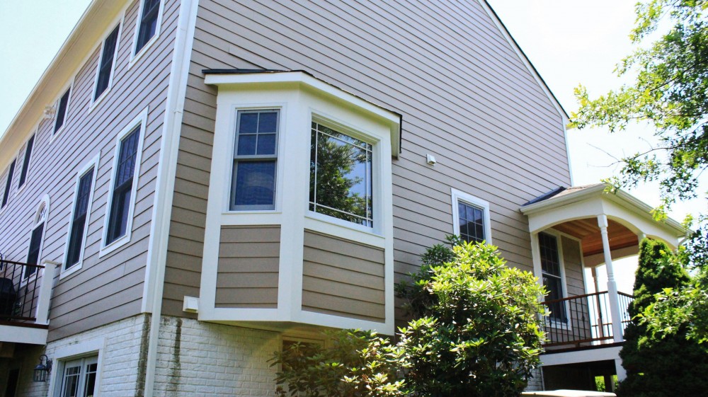 Photo By Custom Concepts Construction. James Hardie Lap Siding Khaki Brown