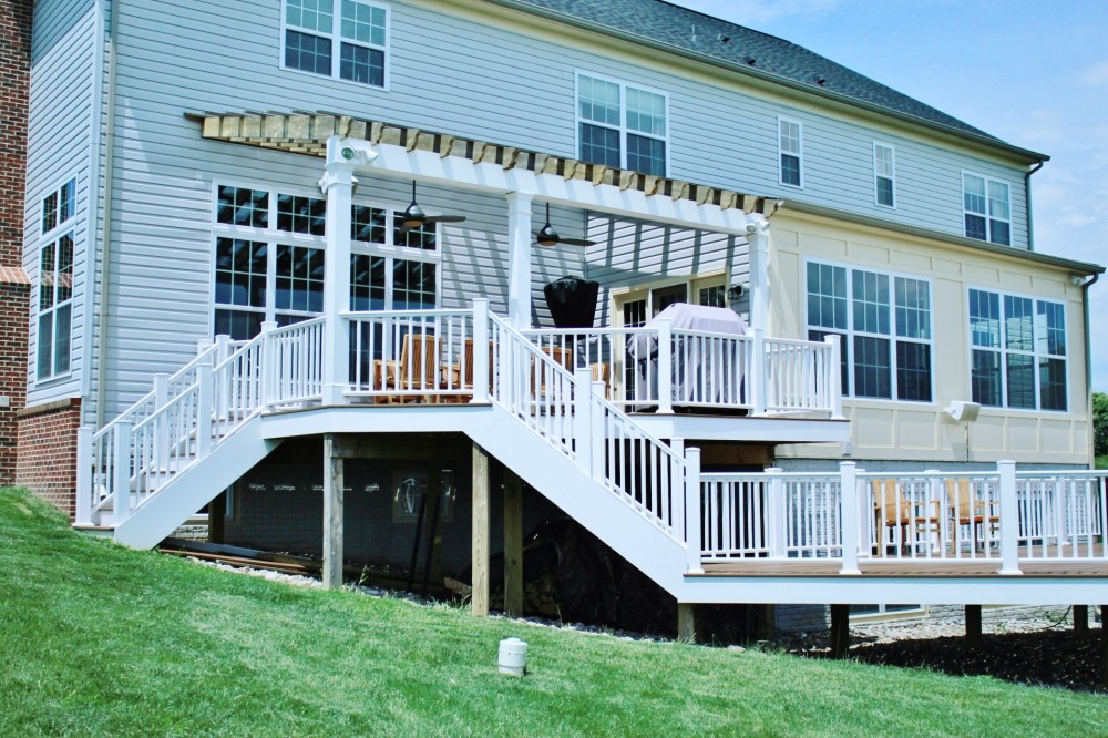 Photo By Custom Concepts Construction. Complete Deck Construction