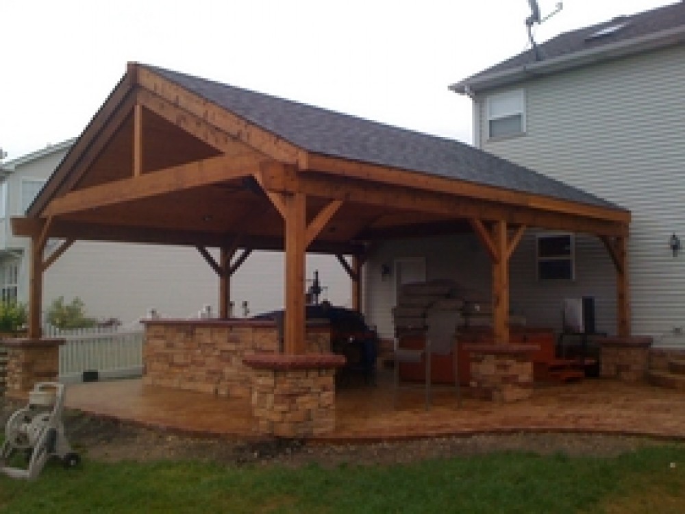 Photo By Dean Hambry Carpentry. Custom Designed And Built Outdoor Room