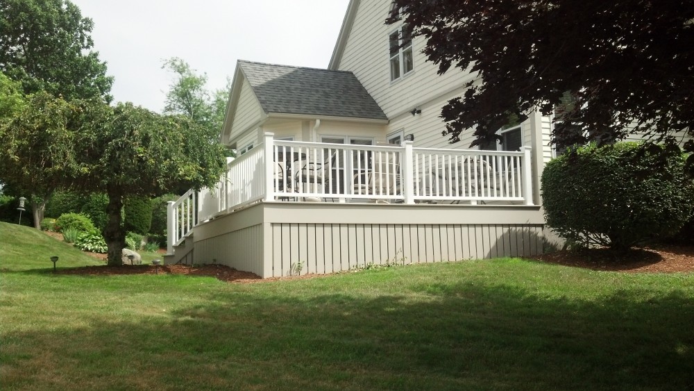 Photo By Care Free Homes Inc.. Portsmouth, RI Deck Addition