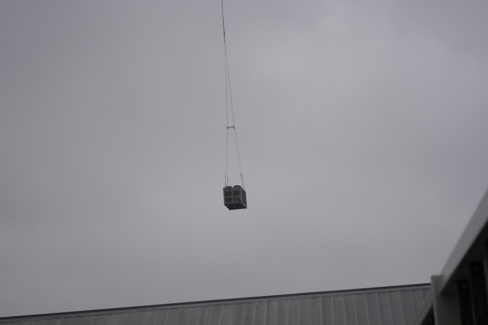 Photo By Bardi Mechanical. Bardi Mechanical Installs Large Chillers On Rooftops In Atlantic Station