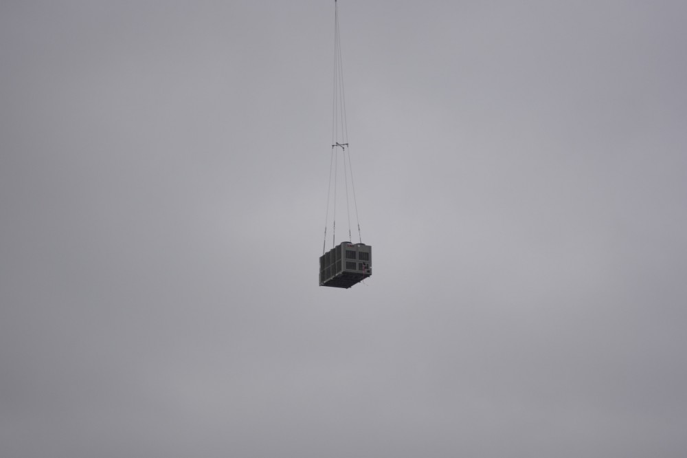 Photo By Bardi Mechanical. Bardi Mechanical Installs Large Chillers On Rooftops In Atlantic Station