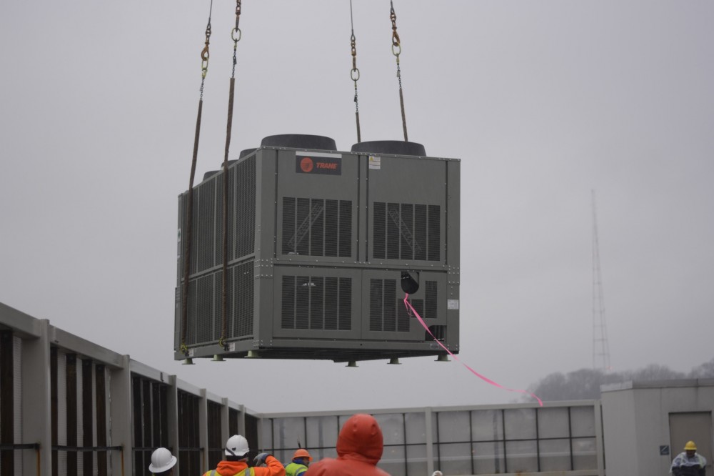 Photo By Bardi Mechanical. Bardi Mechanical Installs Large Chillers On Rooftops In Atlantic Station