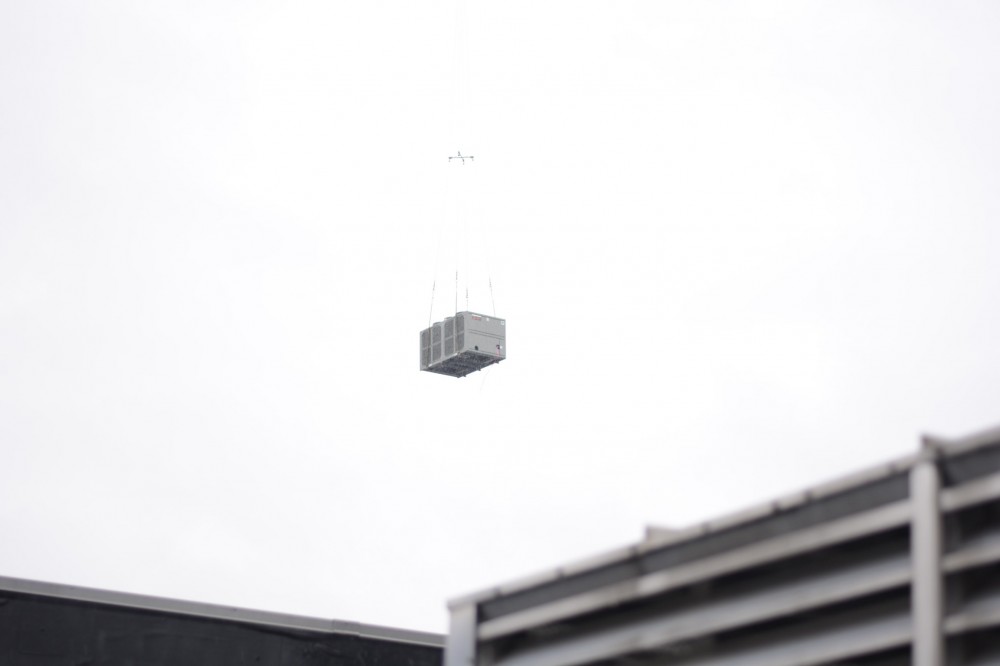 Photo By Bardi Mechanical. Bardi Mechanical Installs Large Chillers On Rooftops In Atlantic Station