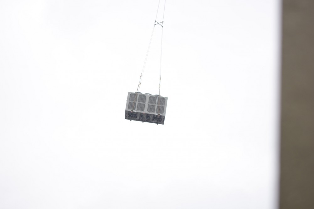 Photo By Bardi Mechanical. Bardi Mechanical Installs Large Chillers On Rooftops In Atlantic Station