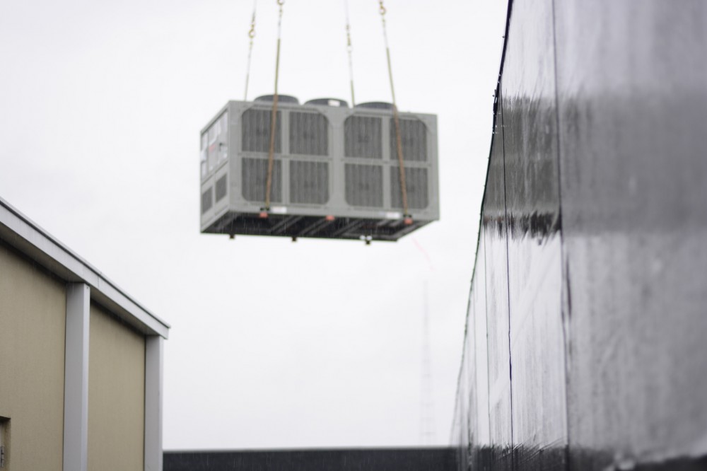 Photo By Bardi Mechanical. Bardi Mechanical Installs Large Chillers On Rooftops In Atlantic Station