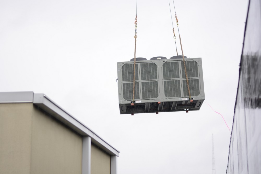 Photo By Bardi Mechanical. Bardi Mechanical Installs Large Chillers On Rooftops In Atlantic Station