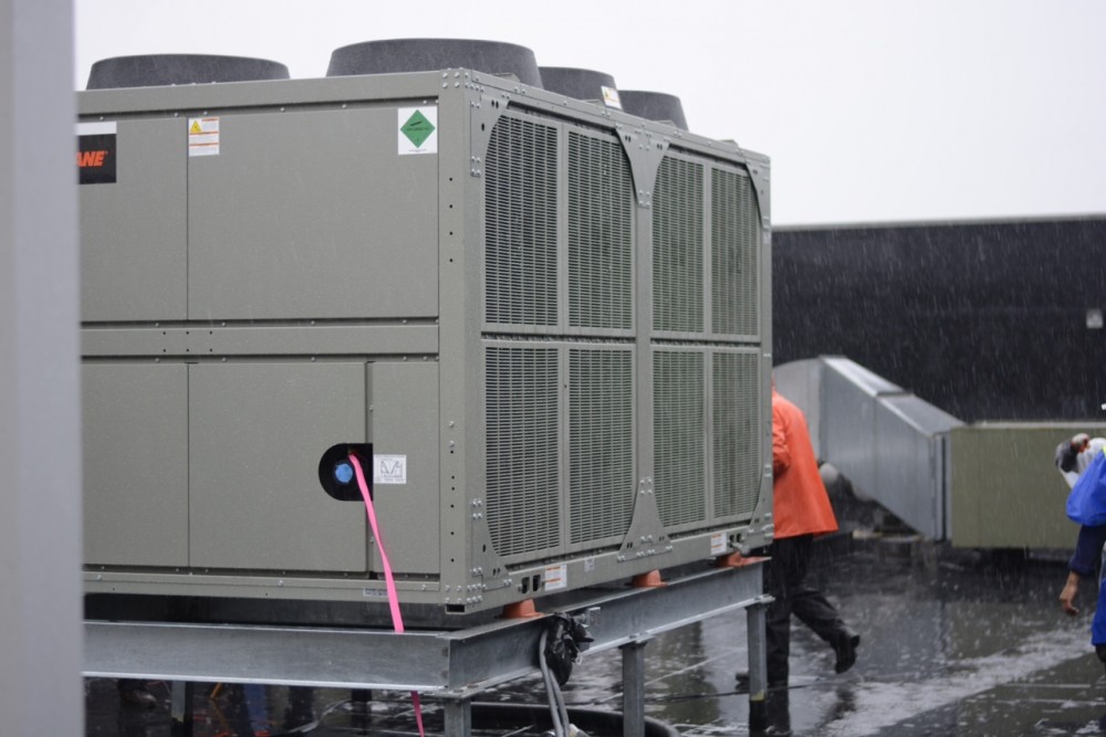 Photo By Bardi Mechanical. Bardi Mechanical Installs Large Chillers On Rooftops In Atlantic Station
