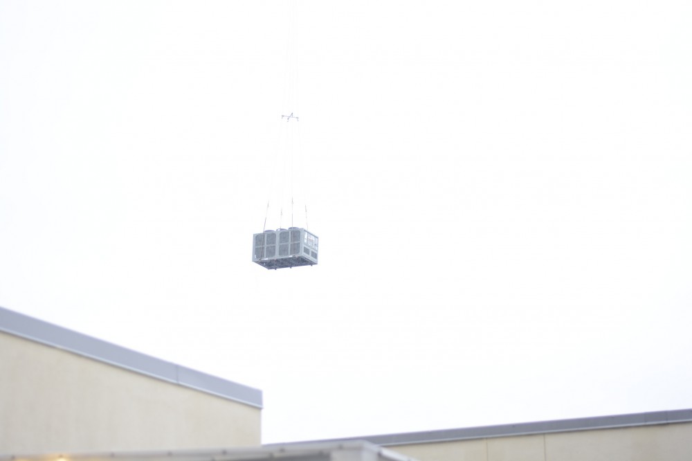 Photo By Bardi Mechanical. Bardi Mechanical Installs Large Chillers On Rooftops In Atlantic Station