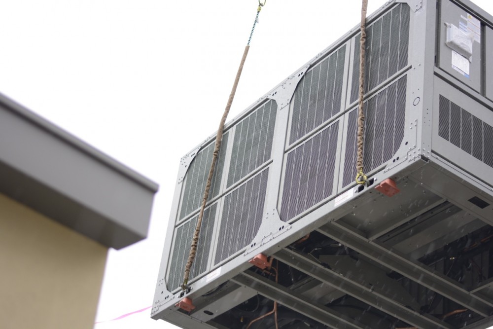 Photo By Bardi Mechanical. Bardi Mechanical Installs Large Chillers On Rooftops In Atlantic Station