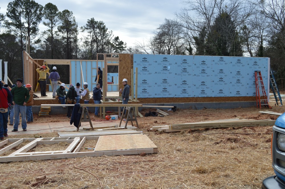 Photo By Bardi Mechanical. Habitat For Humanity Build