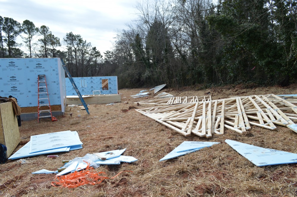 Photo By Bardi Mechanical. Habitat For Humanity Build