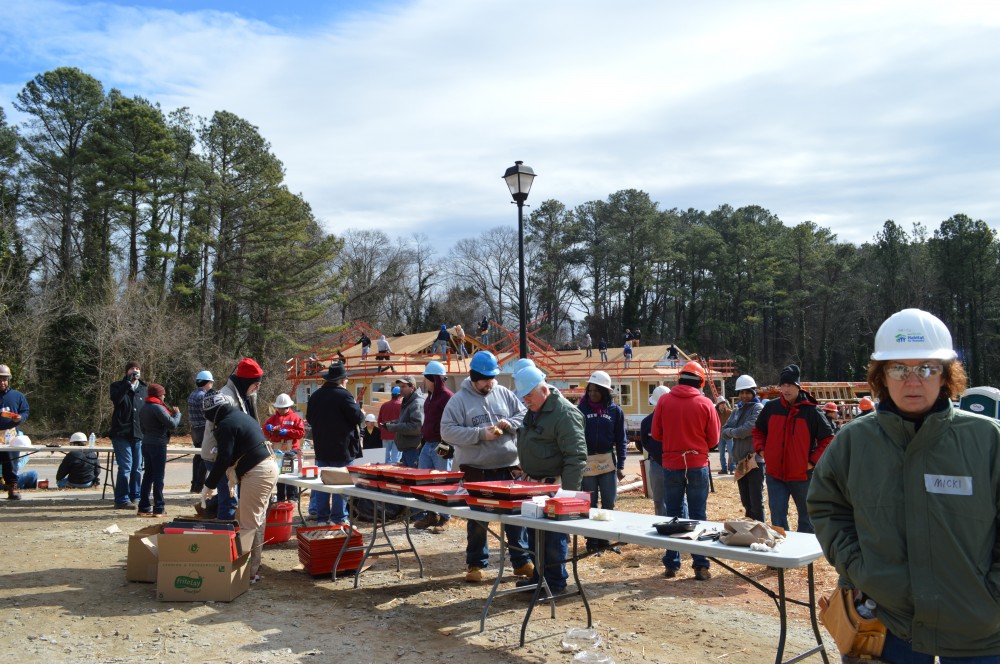 Photo By Bardi Mechanical. Habitat For Humanity Build