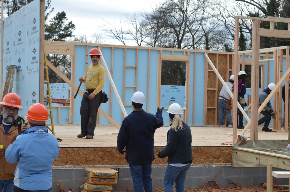 Photo By Bardi Mechanical. Habitat For Humanity Build