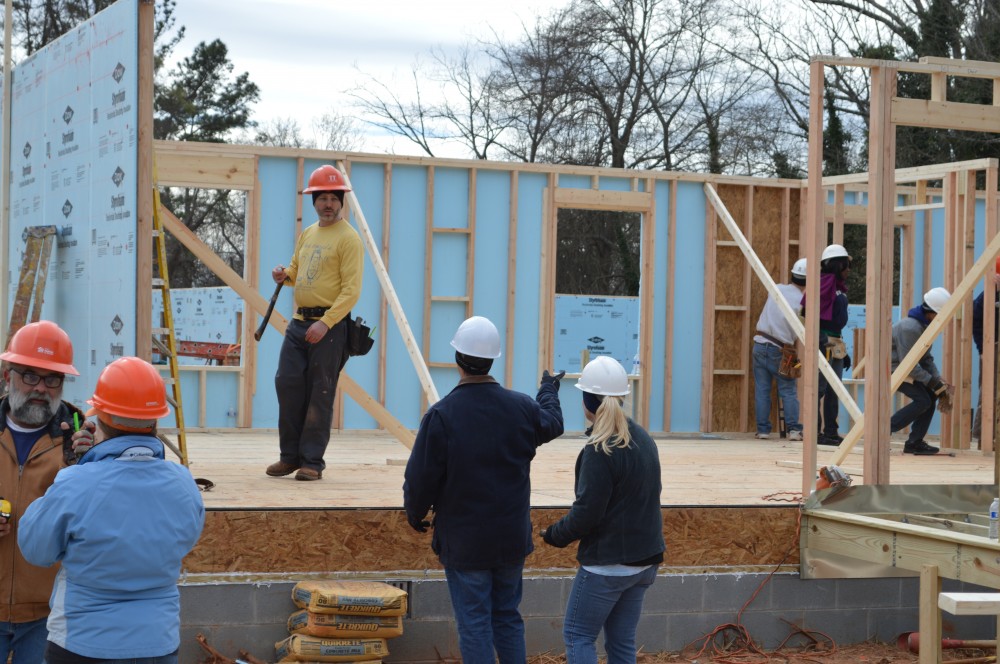 Photo By Bardi Mechanical. Habitat For Humanity Build