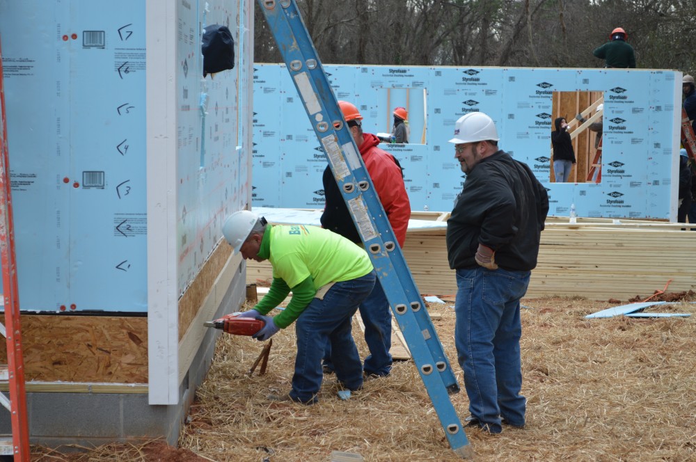 Photo By Bardi Mechanical. Habitat For Humanity Build