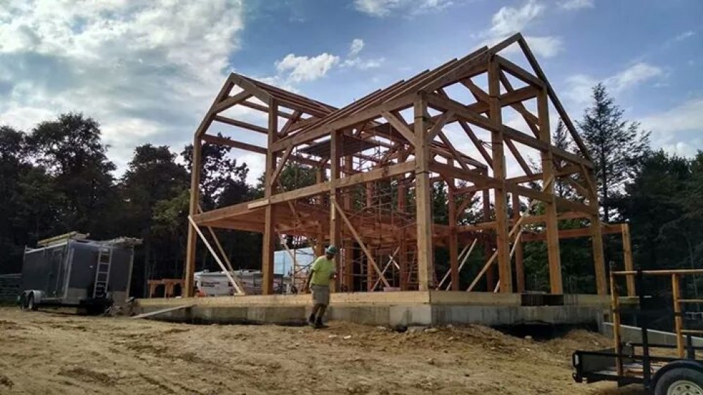 Photo By Lancaster County Timber Frames, Inc.. Ring Residence