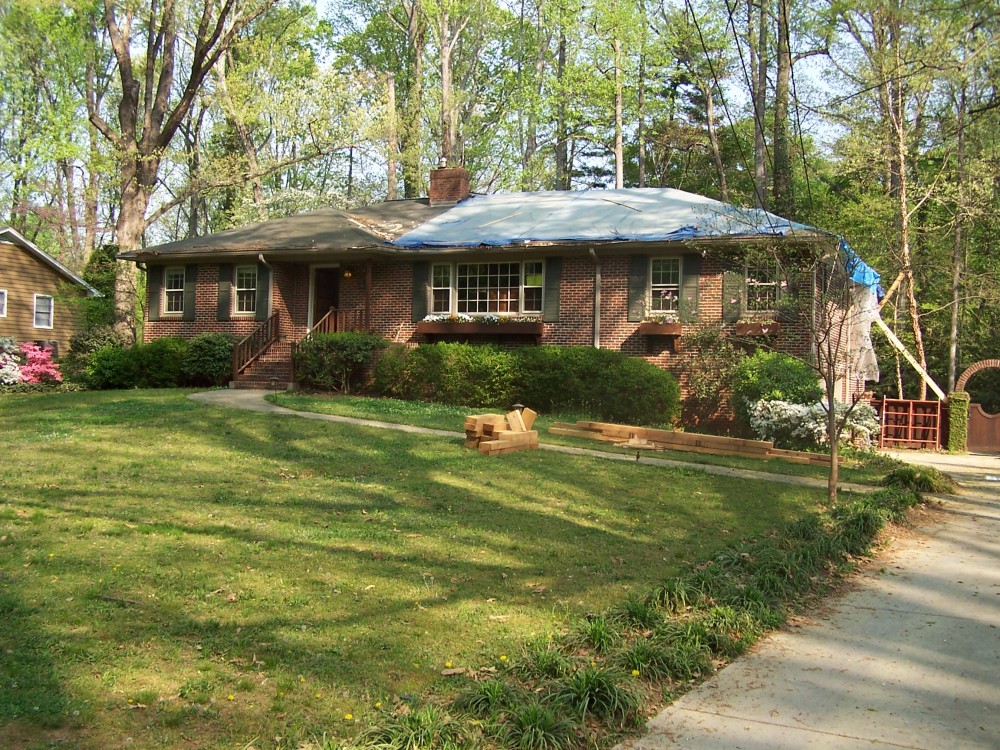 Photo By Sterling Works. Tree Damage And Ranch House Remodel