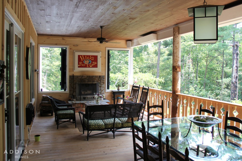 Photo By Addison Homes. Award-Winning Caesars Head Cabin