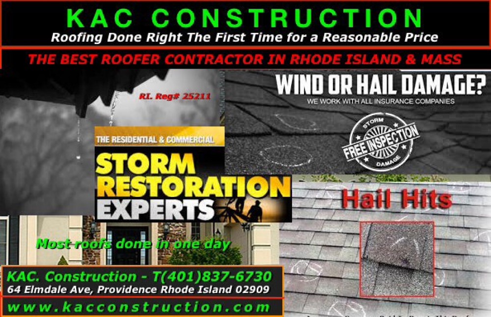Photo By KAC CONSTRUCTION . Best Roofer Contractor RI, Rhode Island.