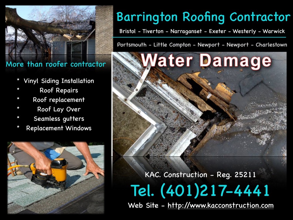 Photo By KAC CONSTRUCTION . ROOF CONTRACTOR BARRINGTON RI, Rhode Island 