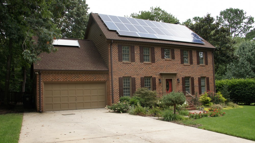 Photo By Baker Renewable Energy. North Raleigh Residence