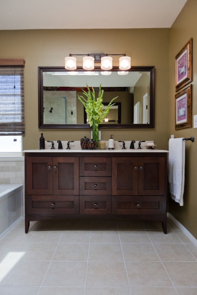 Photo By One Week Bath Los Angeles. Gorgeous Bathroom Makeover!