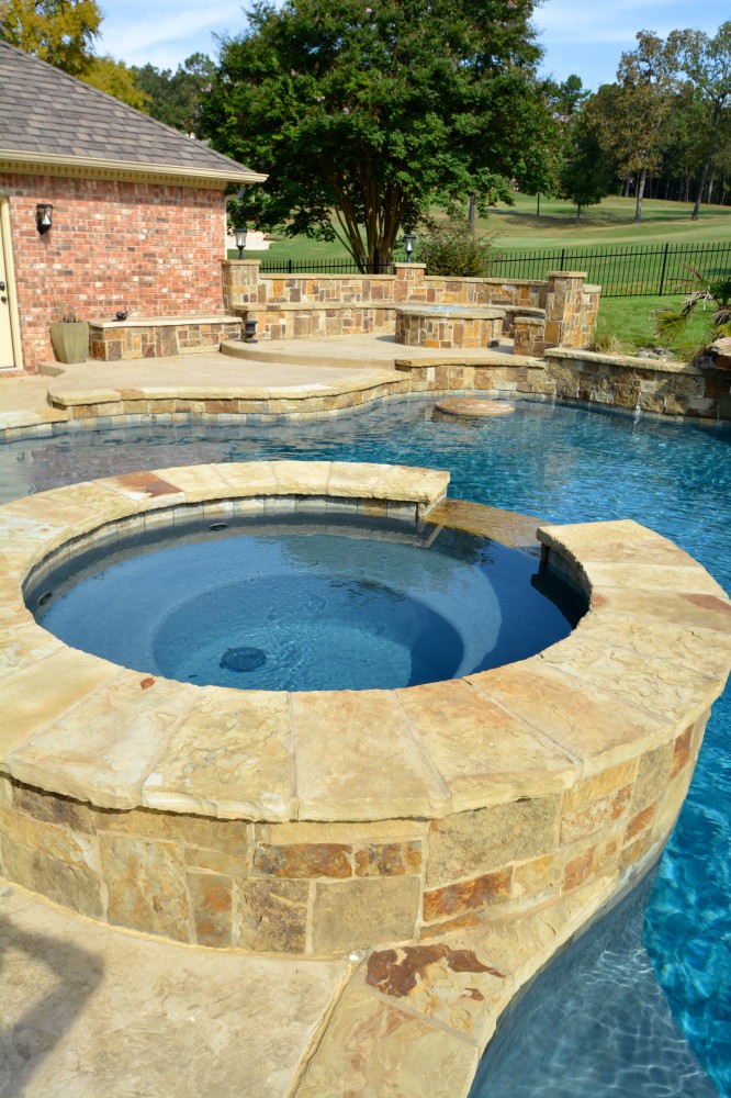 Photo By Parrot Bay Pools. West Little Rock Project