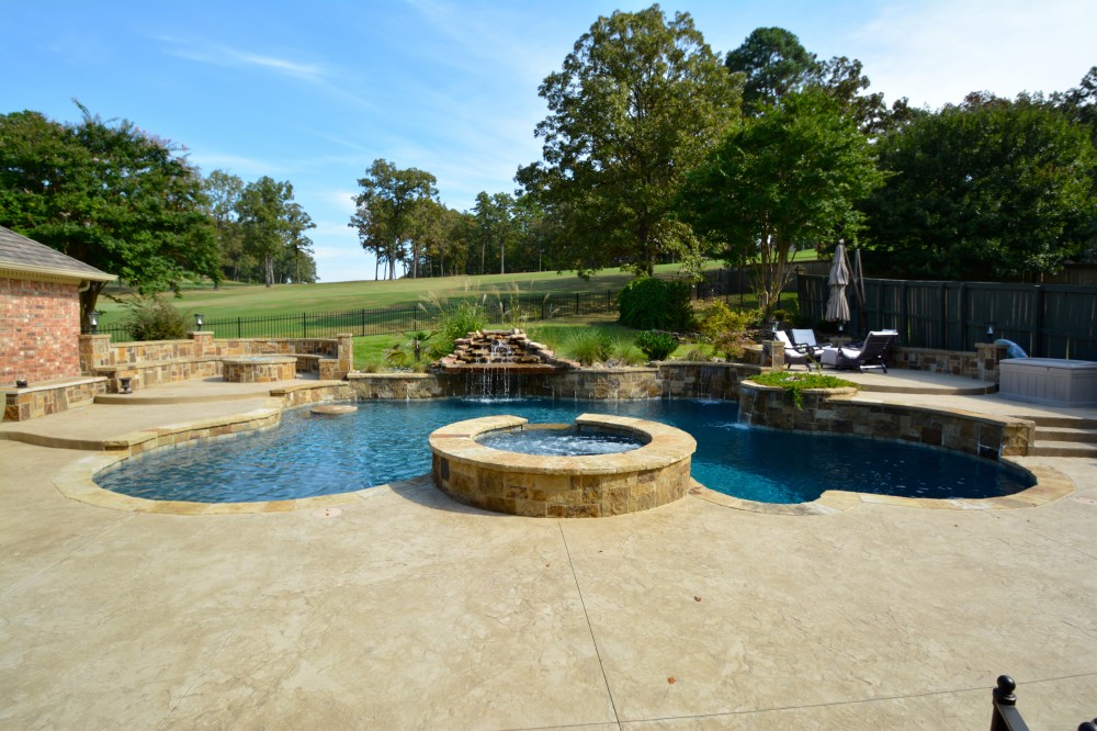 Photo By Parrot Bay Pools. West Little Rock Project