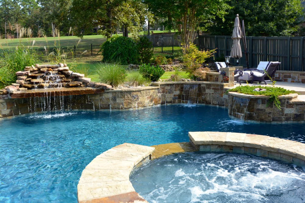 Photo By Parrot Bay Pools. West Little Rock Project