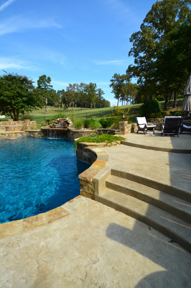 Photo By Parrot Bay Pools. West Little Rock Project