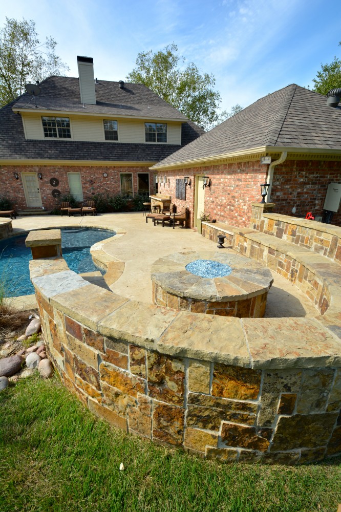 Photo By Parrot Bay Pools. West Little Rock Project