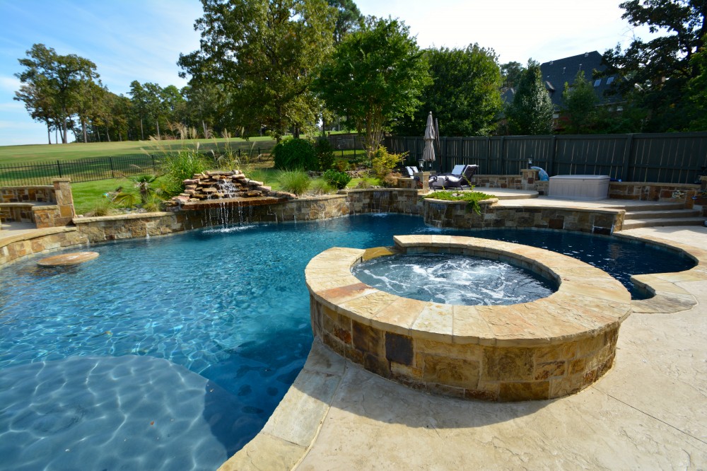 Photo By Parrot Bay Pools. West Little Rock Project