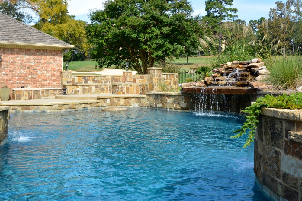 Photo By Parrot Bay Pools. West Little Rock Project