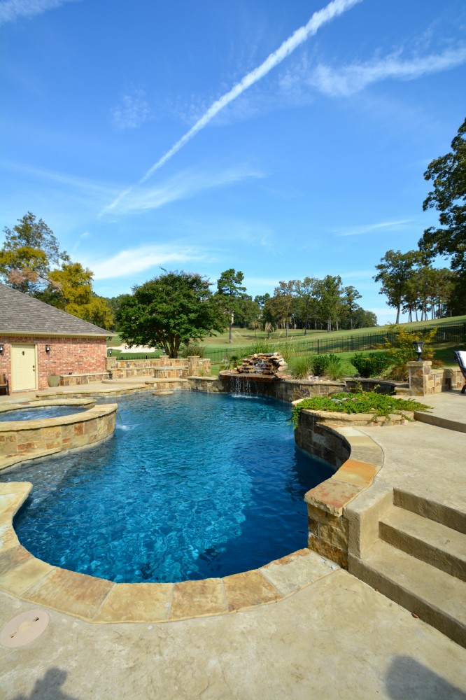 Photo By Parrot Bay Pools. West Little Rock Project