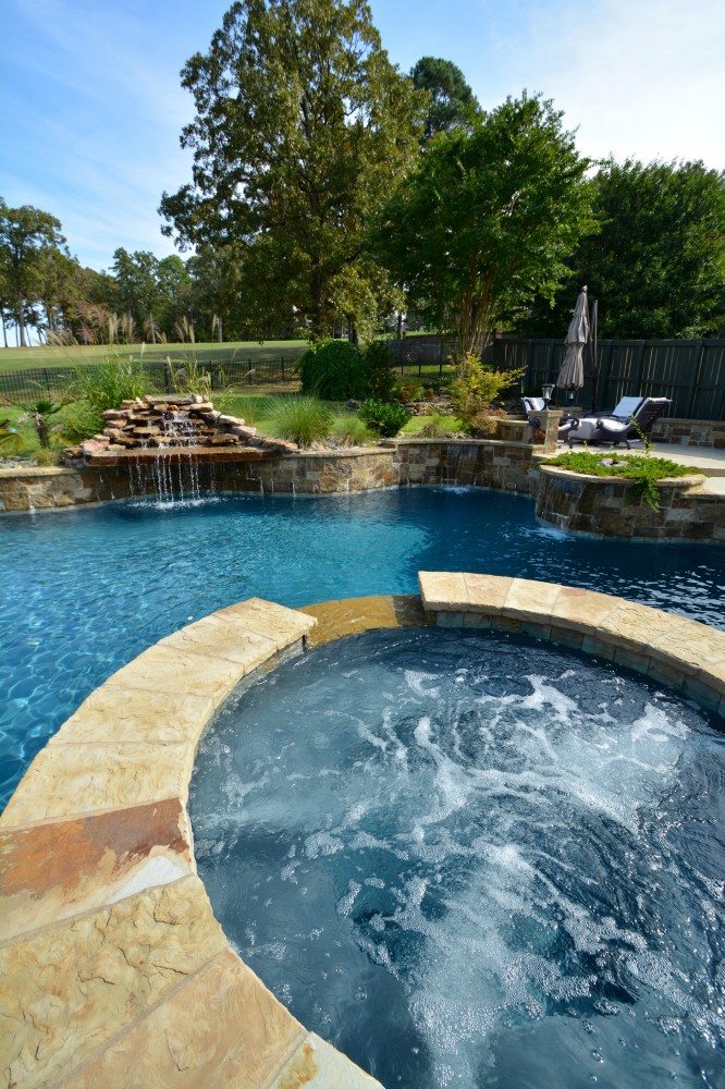 Photo By Parrot Bay Pools. West Little Rock Project
