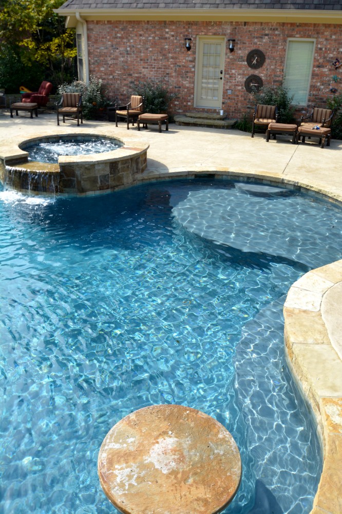 Photo By Parrot Bay Pools. West Little Rock Project