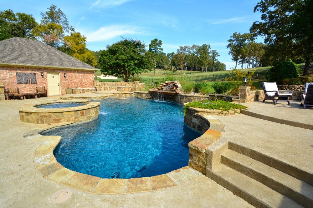 Photo By Parrot Bay Pools. West Little Rock Project