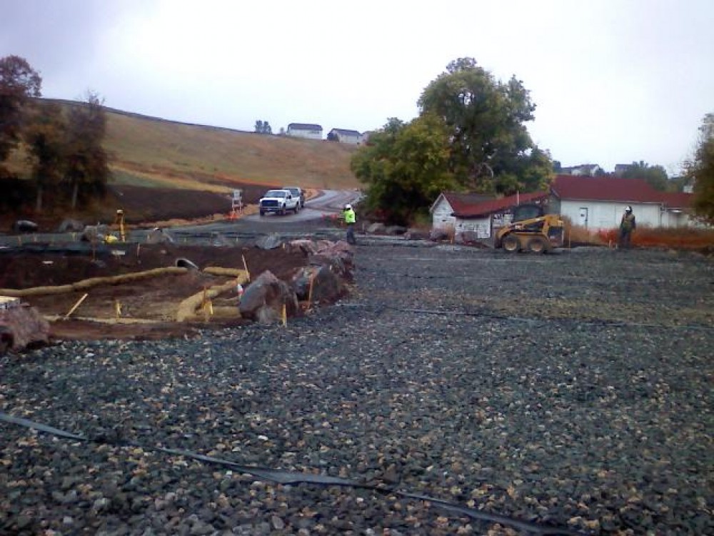 Photo By Creative Hardscape Company, Inc.. Hildebrand Ranch Open Space 33,000 SqFt Permeable Parking Lot