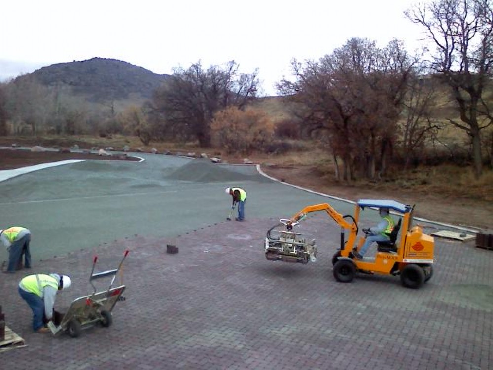 Photo By Creative Hardscape Company, Inc.. Hildebrand Ranch Open Space 33,000 SqFt Permeable Parking Lot