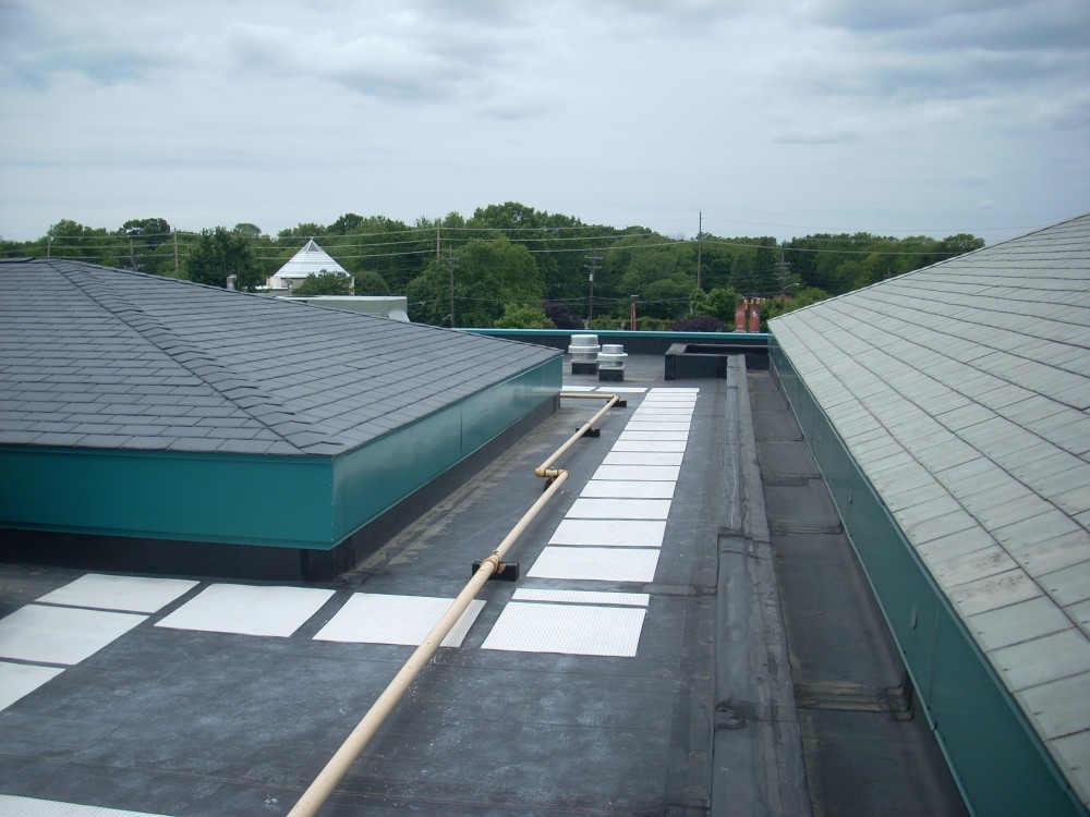 Photo By Premier Roofing Services LLC. Single Ply Roofing
